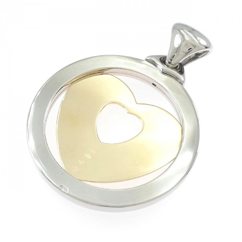 Bulgari Tondo Heart Pendant - Hàng hiệu Authentic 846086