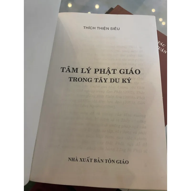 TÂM LÝ PHẬT GIÁO TRONG TÂY DU KÝ - THÍCH THIỆN SIÊU  1027555