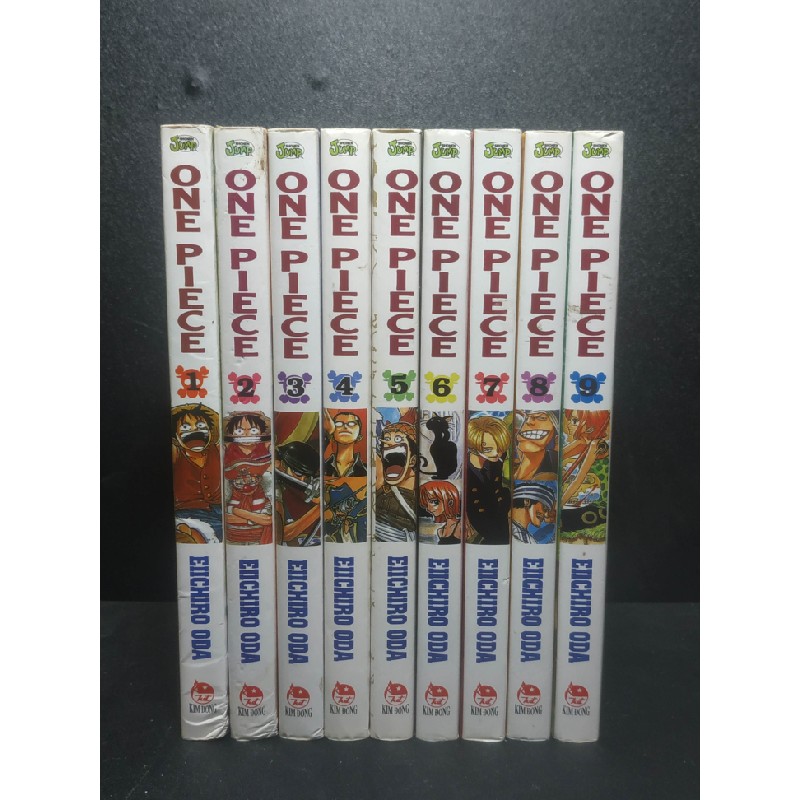 Bộ 9 cuốn One Piece - Eiichiro Oda (bị ố) new 80% HCM2007 34547