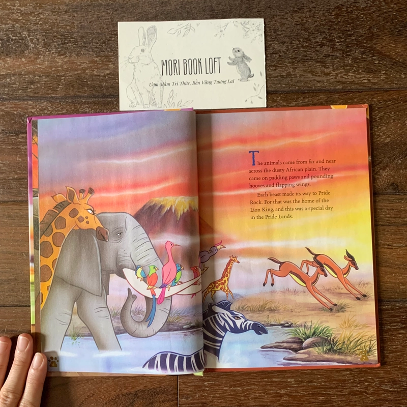Sách tranh Disney tiếng anh The Lion King, Used, Bìa cứng 478664