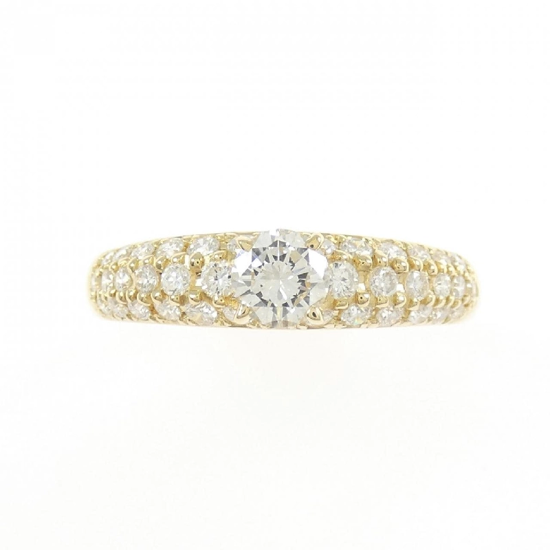 Nhẫn kim cương K18YG 0.297CT G VVS2 VG - Hàng hiệu chính hãng 874006