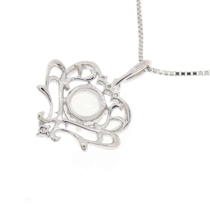 Dây chuyền opal PT900/PT850 0.60CT - Hàng hiệu Authentic 860000