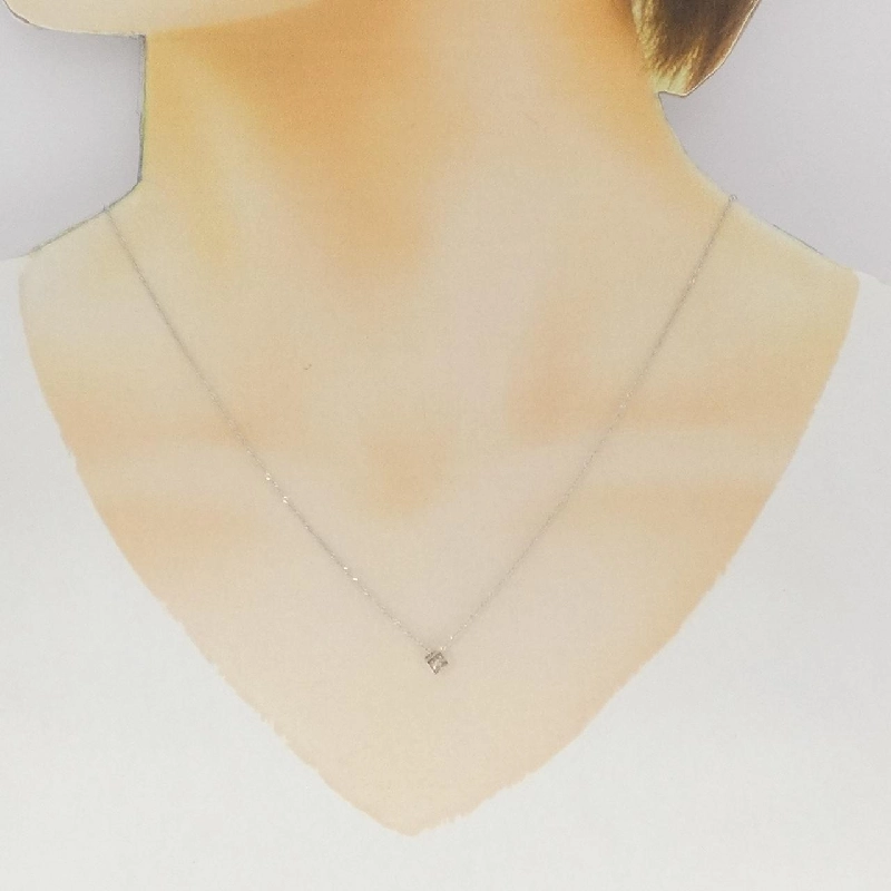 K18WG Dây chuyền kim cương 0.20CT - Hàng hiệu Authentic 857288