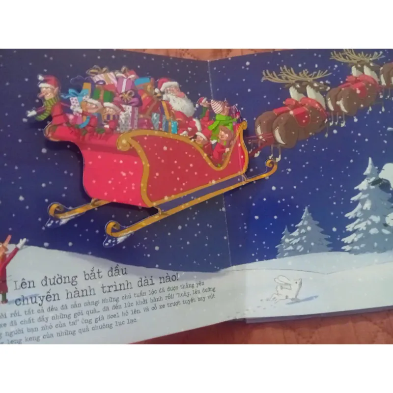 Sách dựng hình 3D - Chuyến Phiêu Lưu Kỳ Diệu Của Ông Già Noel 1009878