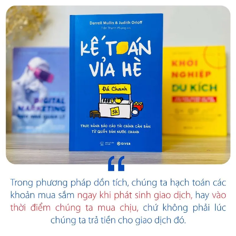 Kế Toán Vỉa Hè - Darrell Mullis & Judith Orloff - GIVER BOOKS - MARKETING KINH DOANH 595428