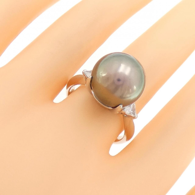 Nhẫn ngọc trai đen PT900 13.3mm 667401