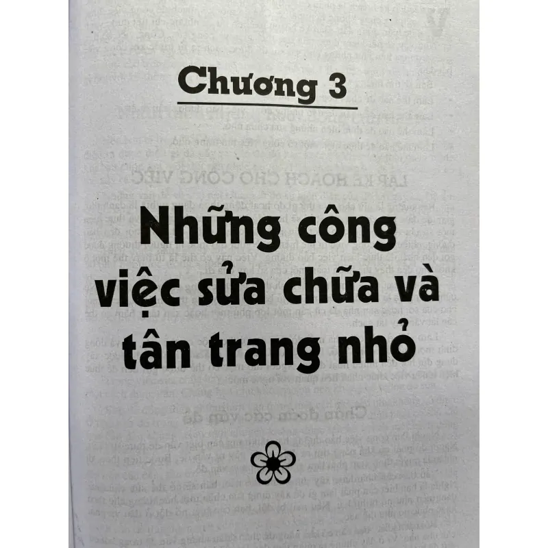 KỸ THUẬT SỮA CHỮA VÀ TÂN TRANG NHÀ CỬA 702204