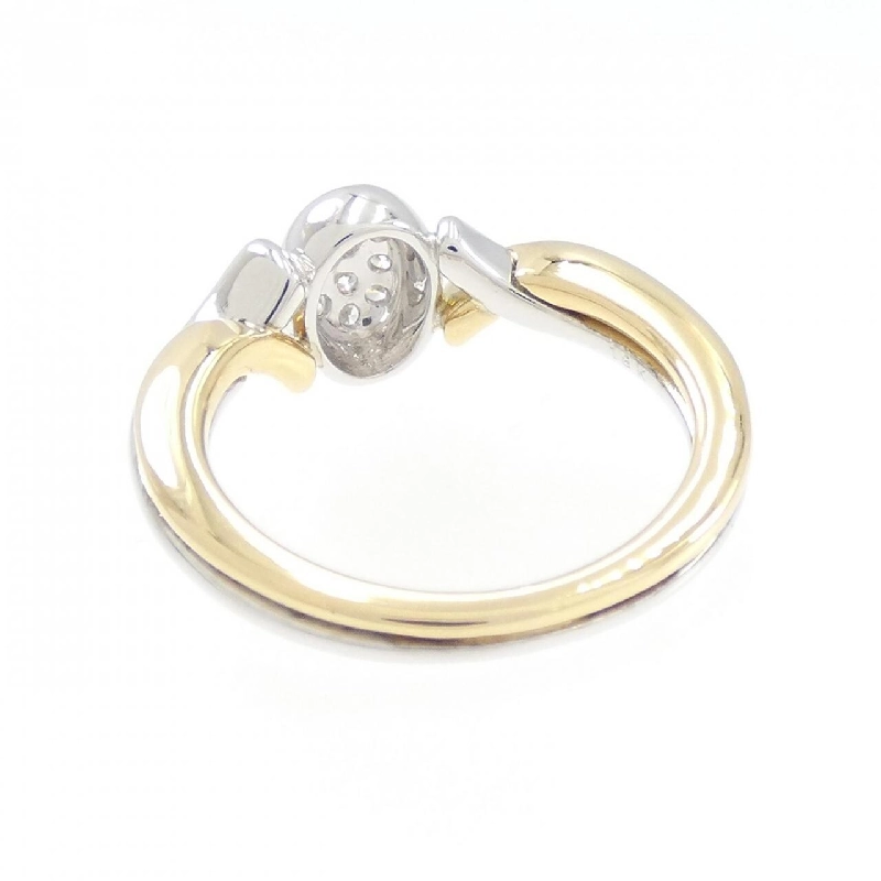 Nhẫn kim cương 18KYG/18KWG - Hàng hiệu Authentic 860044