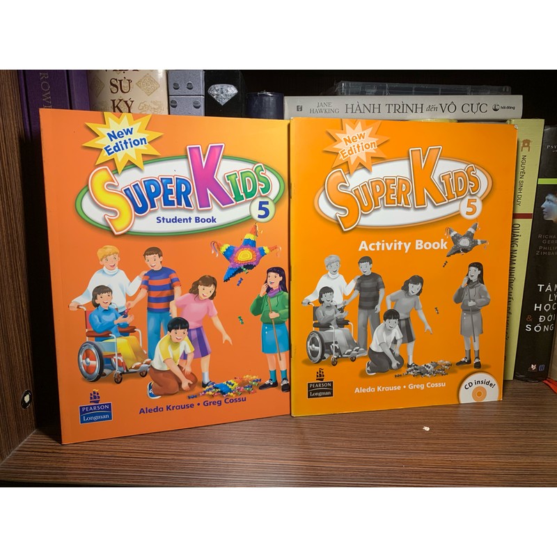 Trọn bộ SuperKids 5 New Edition (2 sách Student Book + Activity Book + CD) 176491