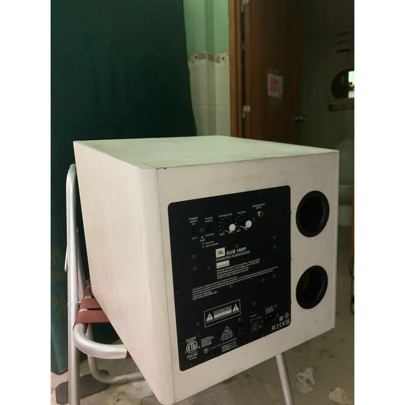 Loa Subwoofer JBL SUB 100P công suất 100W màu trắng chính hãng 715692