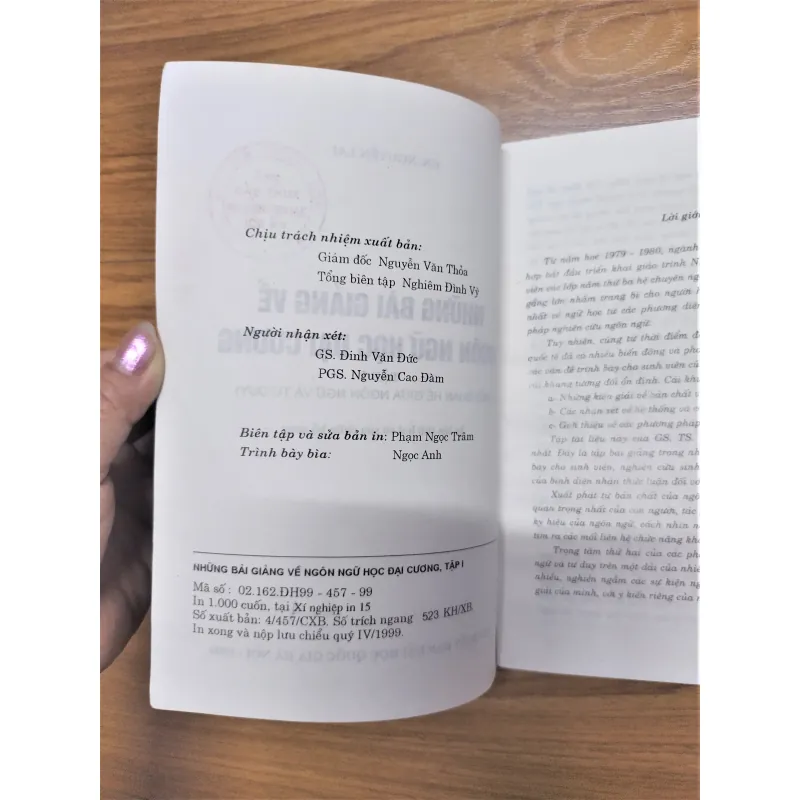 Sách: Những bài giảng về ngôn ngữ học đại cương (Tập 1) - TG: Nguyễn Lai 726312