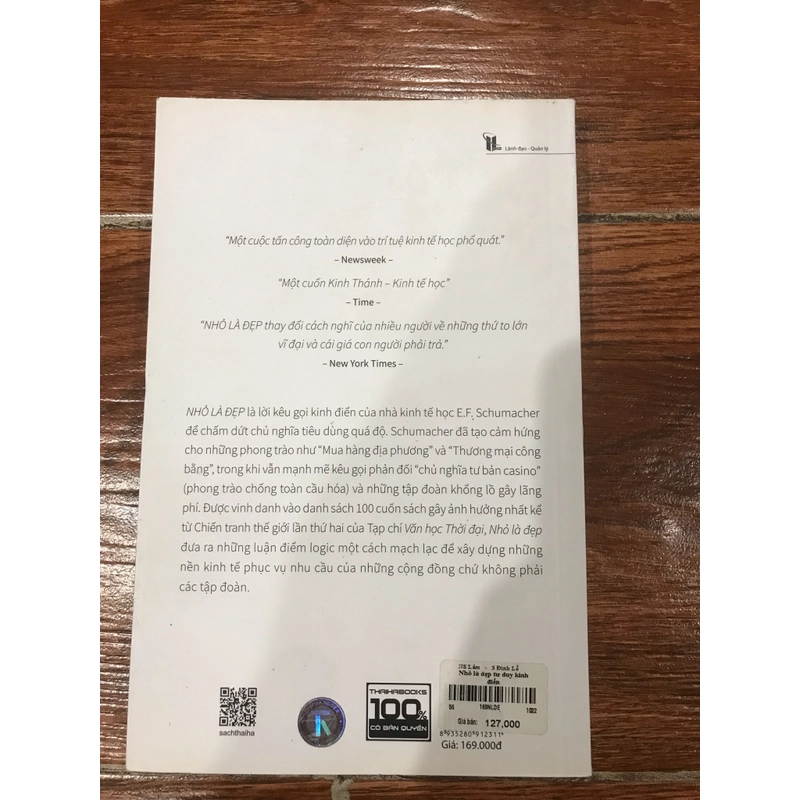 NHỎ LÀ ĐẸP - E. F. SCHUMACHER (k4) 528999
