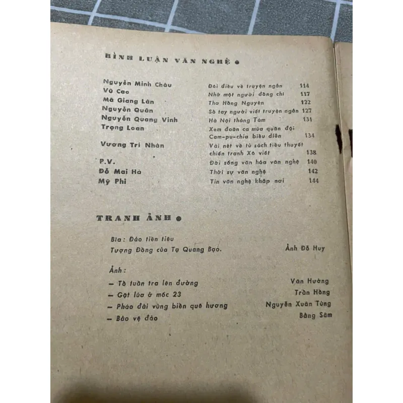 TẠP CHÍ VĂN NGHỆ QUÂN ĐỘI 8.1981 556931