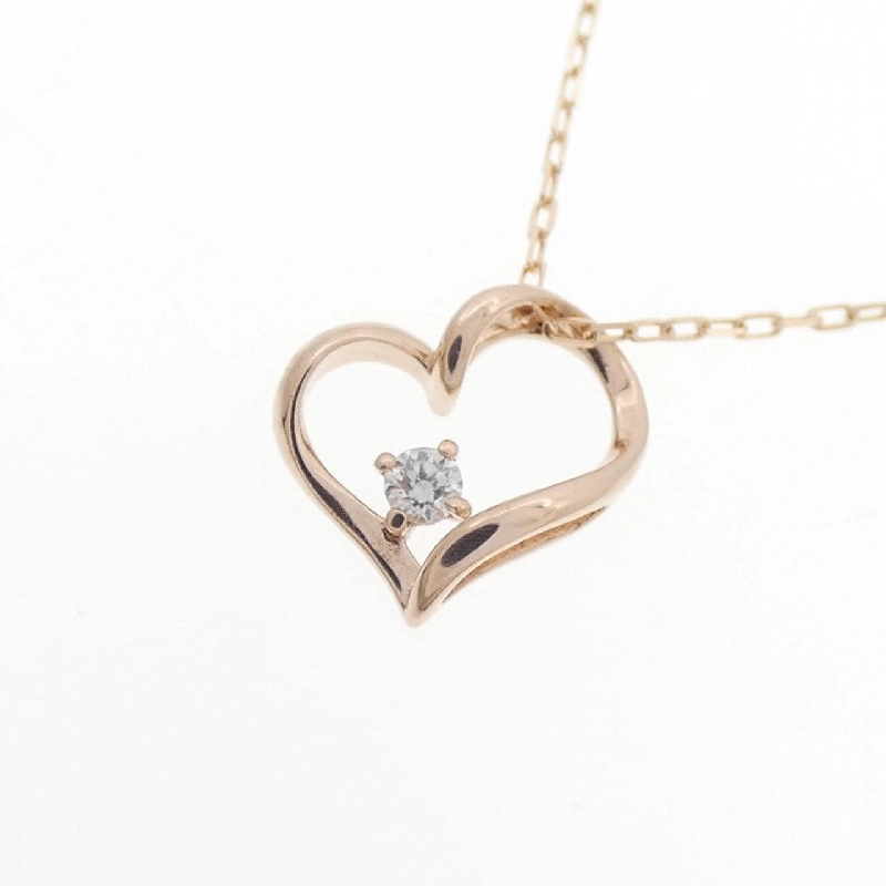 K10PG Dây chuyền hình trái tim kim cương - Hàng hiệu Authentic 859451