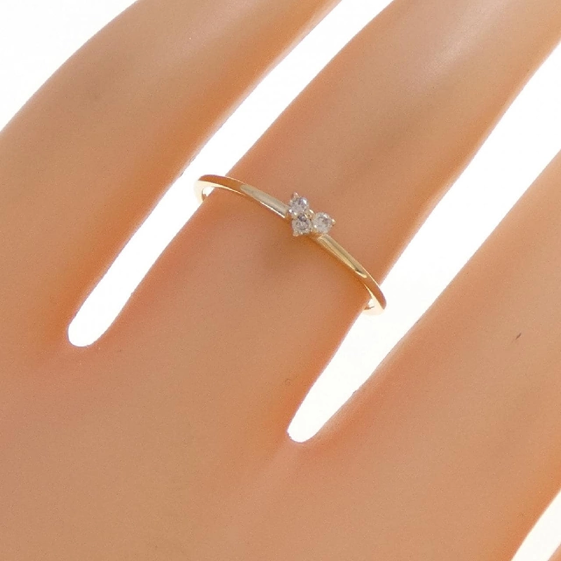 Nhẫn kim cương hình trái tim K10YG 0.03CT - Hàng hiệu Chính hãng 850963