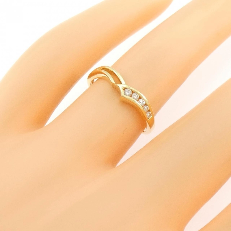 Nhẫn kim cương K18YG - Hàng hiệu Authentic 849039