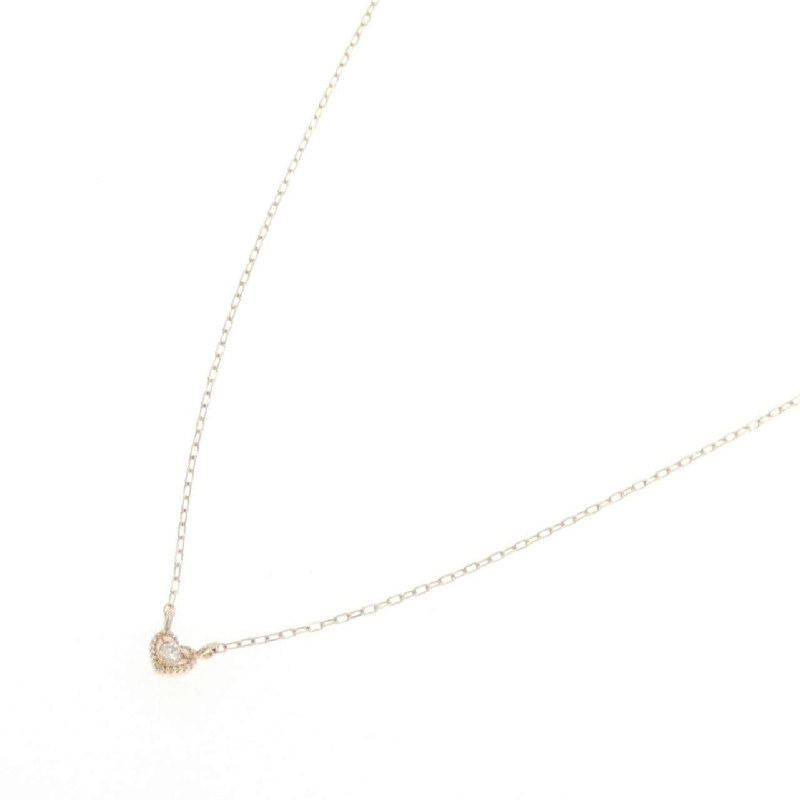 K10YG Dây chuyền hình trái tim kim cương 0.01CT - Hàng hiệu Chính hãng 857477