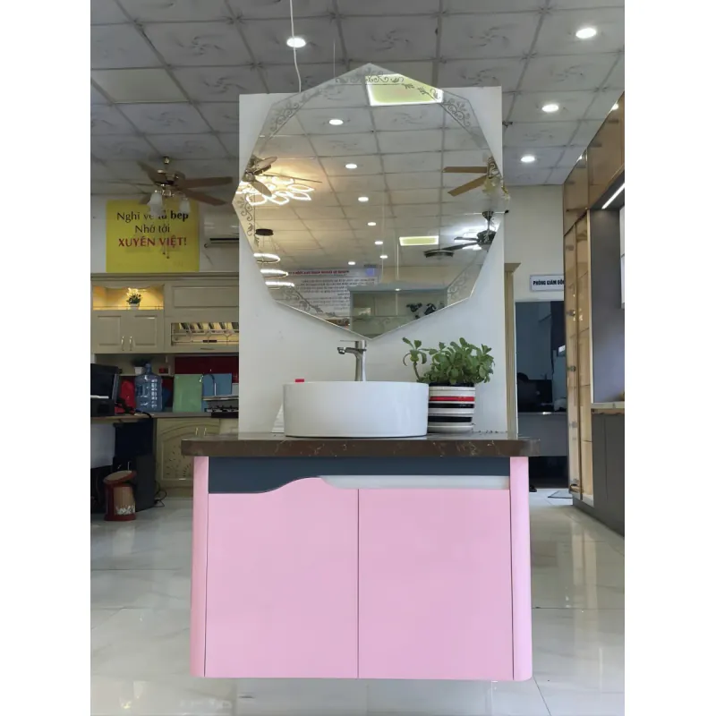 Tủ LAVABO nhựa PVC đặc dày 18mm 796612