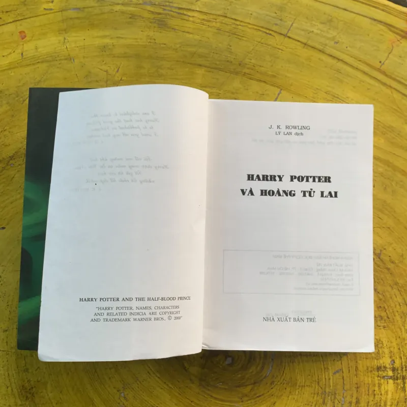 HARRY POTTER VÀ HOÀNG TỬ LAI - J. K. ROWLING 976605