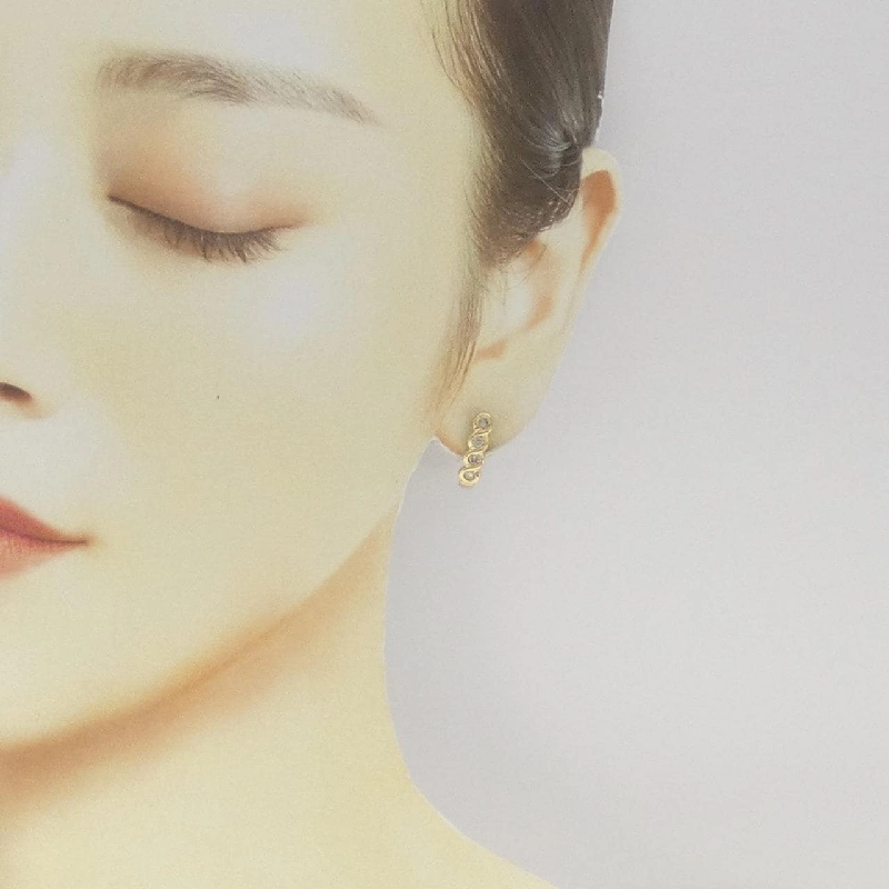 K18YG Bông tai kim cương 0.50CT - Hàng hiệu Chính hãng 868558