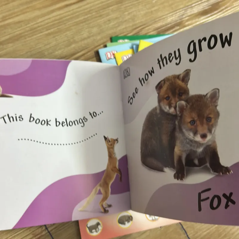 Bộ sách 9 quyển tiếng Anh cho bé See how they grow in màu mới đẹp 1031411