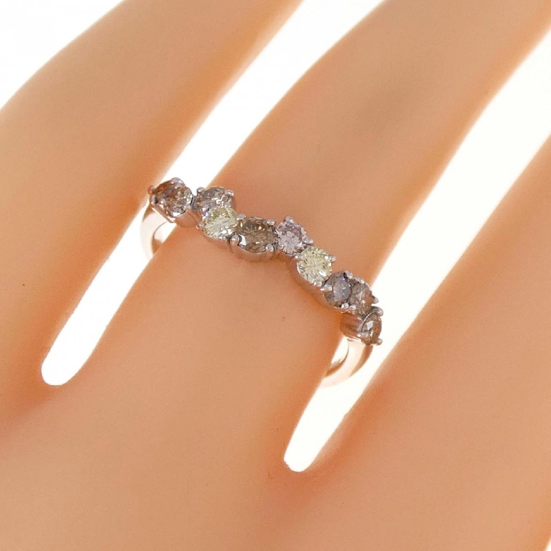 Nhẫn kim cương K18WG 0.50CT 673677