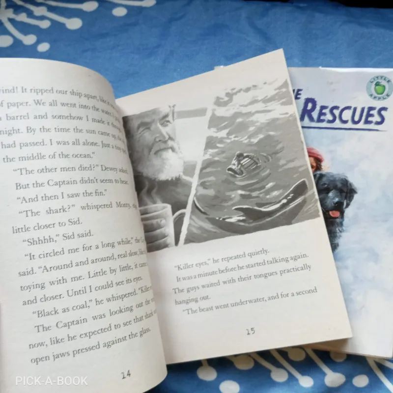 Combo 2 truyện luyện đọc Tiếng Anh 10 True Animal Rescues và I Survived 711856