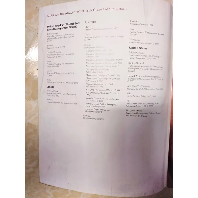 Sách ngoại văn: INTERNATIONAL BUSINESS - Tác giả: Charles W. L. Hill 753233