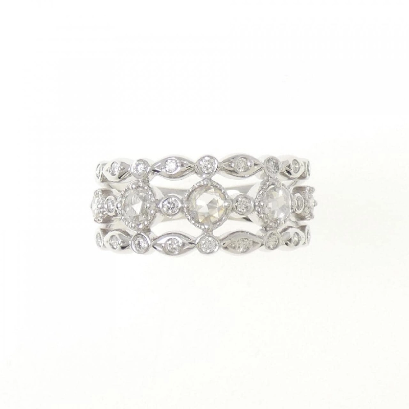 Nhẫn kim cương K18WG 0.36CT 669887