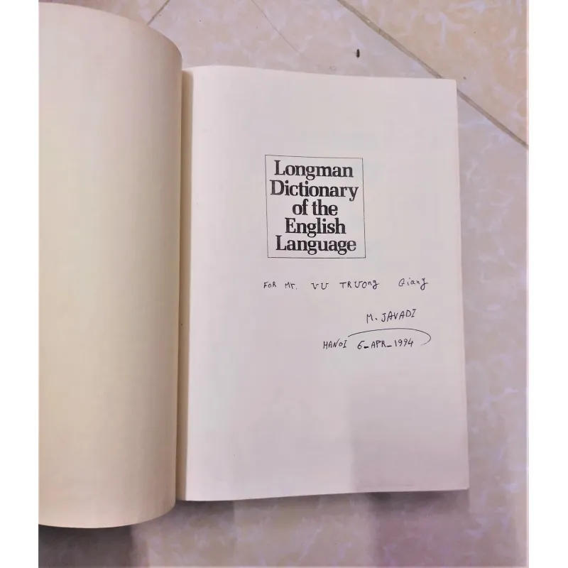 Sách ngoại văn : LONGMAN DICTIONARY OF THE ENGLISH LANGUAGE 753229