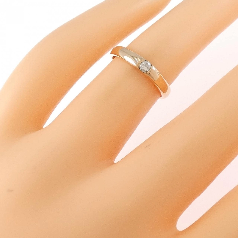 Nhẫn kim cương Solitaire K18PG 0.07CT - Hàng hiệu Authentic 846925