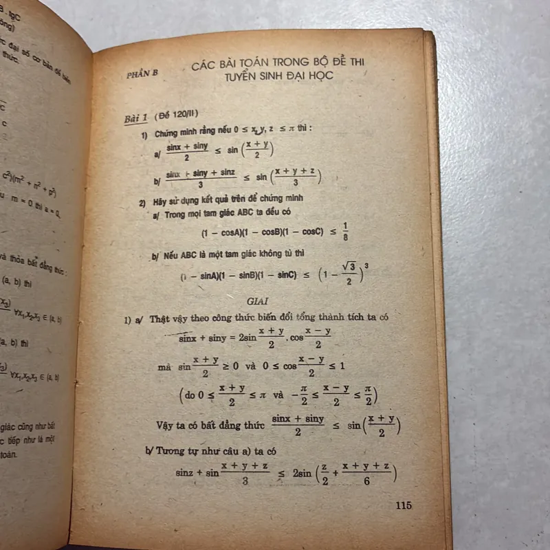 Giải đề tuyển sinh Đại học - chuyên đề Lượng giác 738868