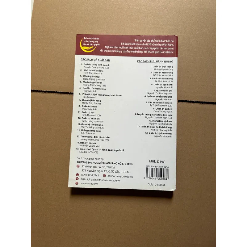 Quản trị học - Trịnh Thùy Anh 752000