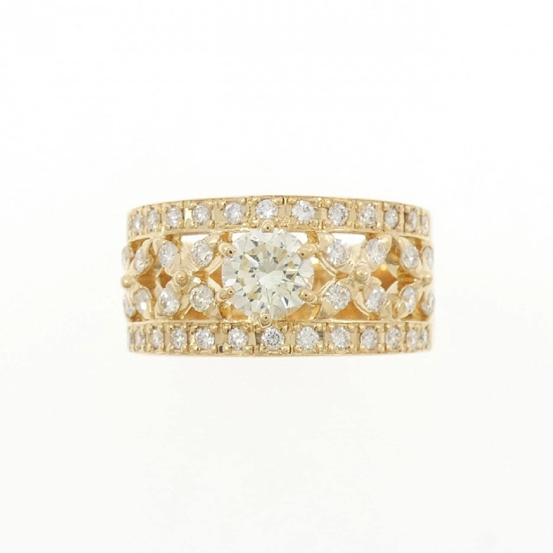 Nhẫn kim cương K18YG 0.54CT - Hàng hiệu Authentic 846802