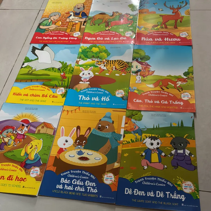 Tranh truyện thiếu nhi Song ngữ Anh Việt (13 cuốn) 702603