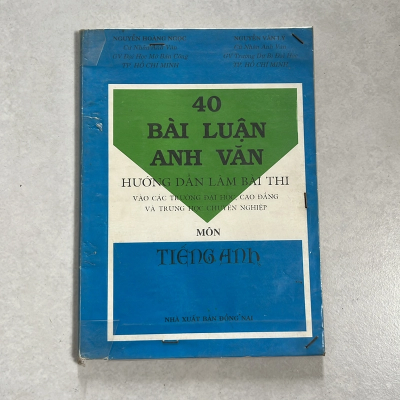 Bài luận Anh Văn — 1994s 496165
