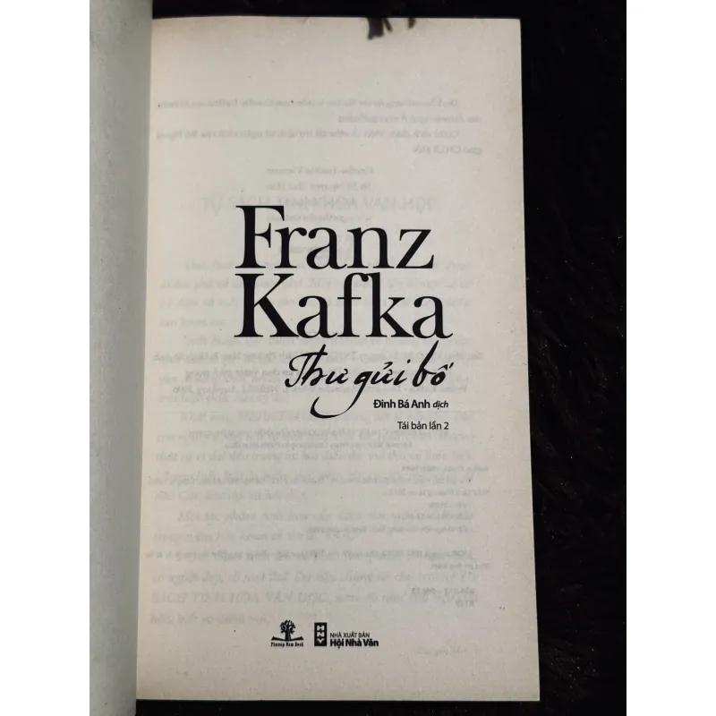 Thư gửi bố - Franz Kafka 993146
