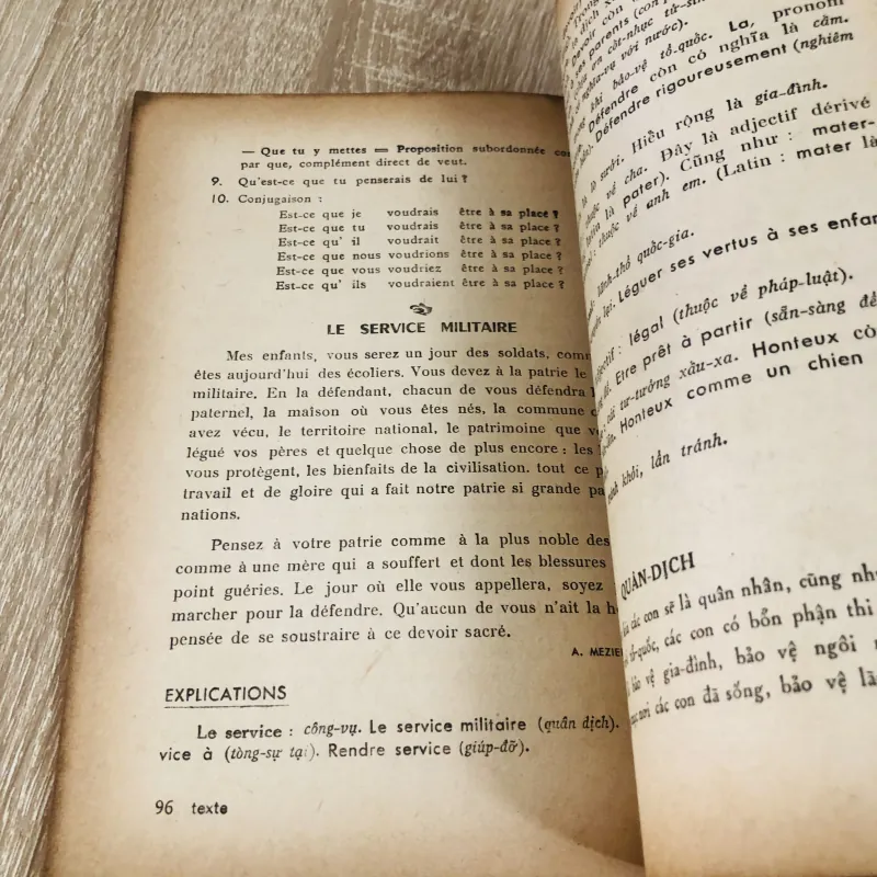 KHẢO SÁT BÀI TEXTE - luyện pháp văn thi trung học Đệ nhất cấp 971734
