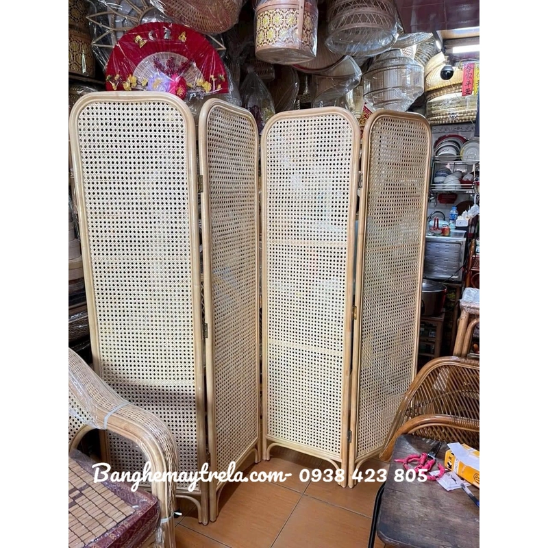Vách bình phong mây mắt cáo giá rẻ 490293