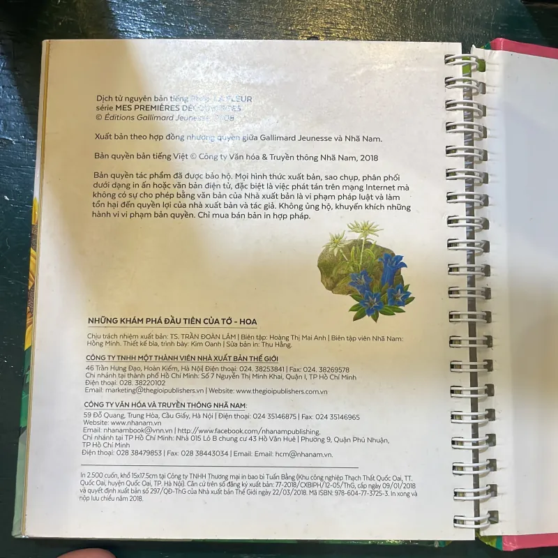 Những khám phá đầu tiên của tớ - Hoa - nhã nam 2018  1027415