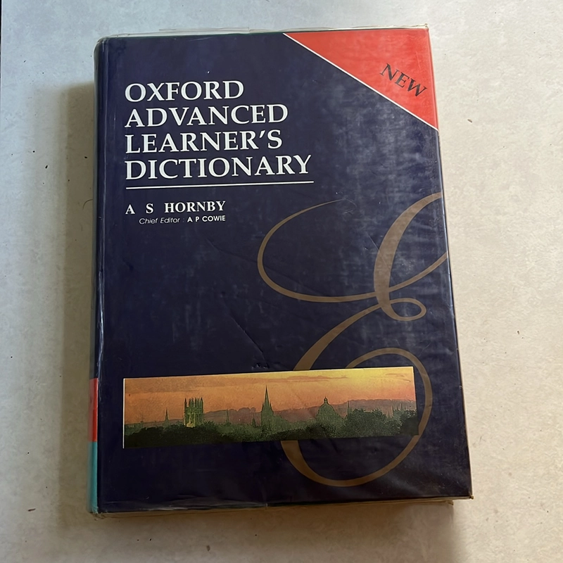 Oxford Advanced Learner’s Dictionary — A S Hornby — 1992s 495665