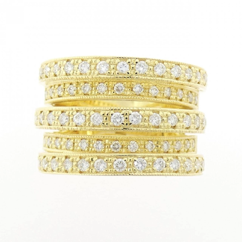 Nhẫn kim cương K18YG 0.70CT 670046