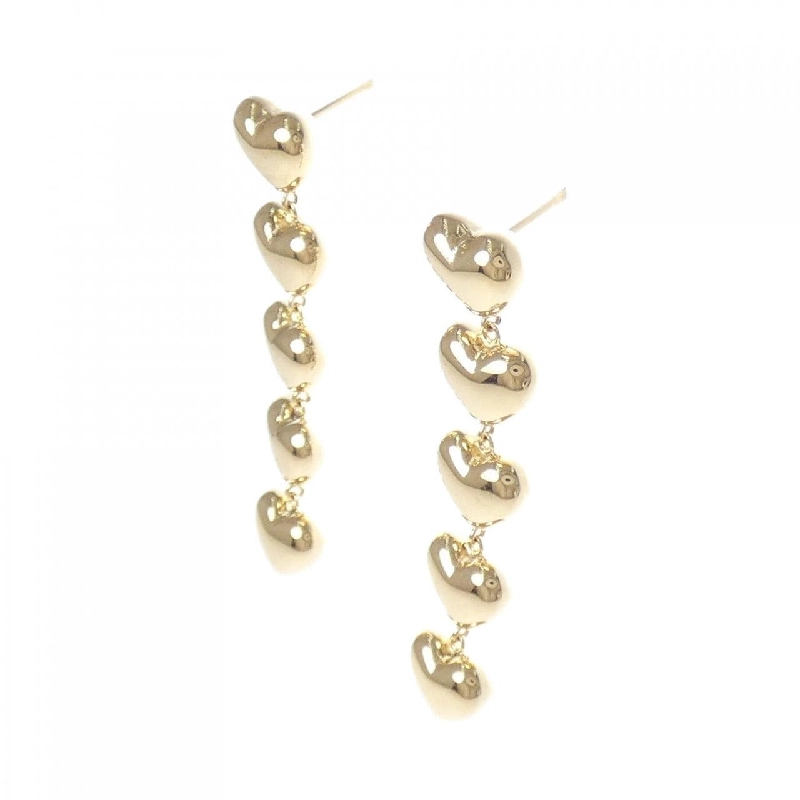 K18YG Bông tai hình trái tim - Hàng hiệu Chính hãng 867983