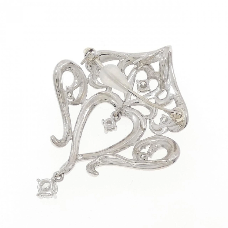 PT900 Heart Diamond Brooch 0.48CT - Hàng hiệu Chính hãng 871286