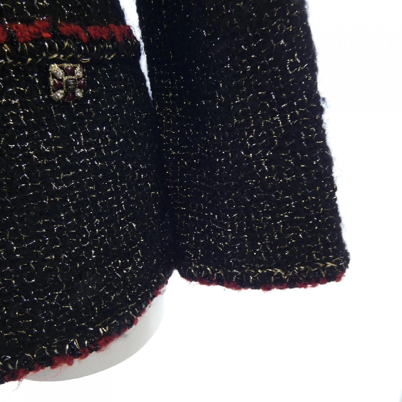 【Khuyến mãi】Áo khoác không cổ CHANEL 640634