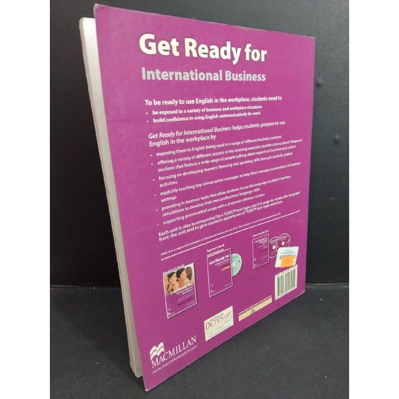 Get ready for international business student's book 2 mới 90% bẩn bìa, ố nhẹ HCM2811 Vaughan and Zemach HỌC NGOẠI NGỮ 917847