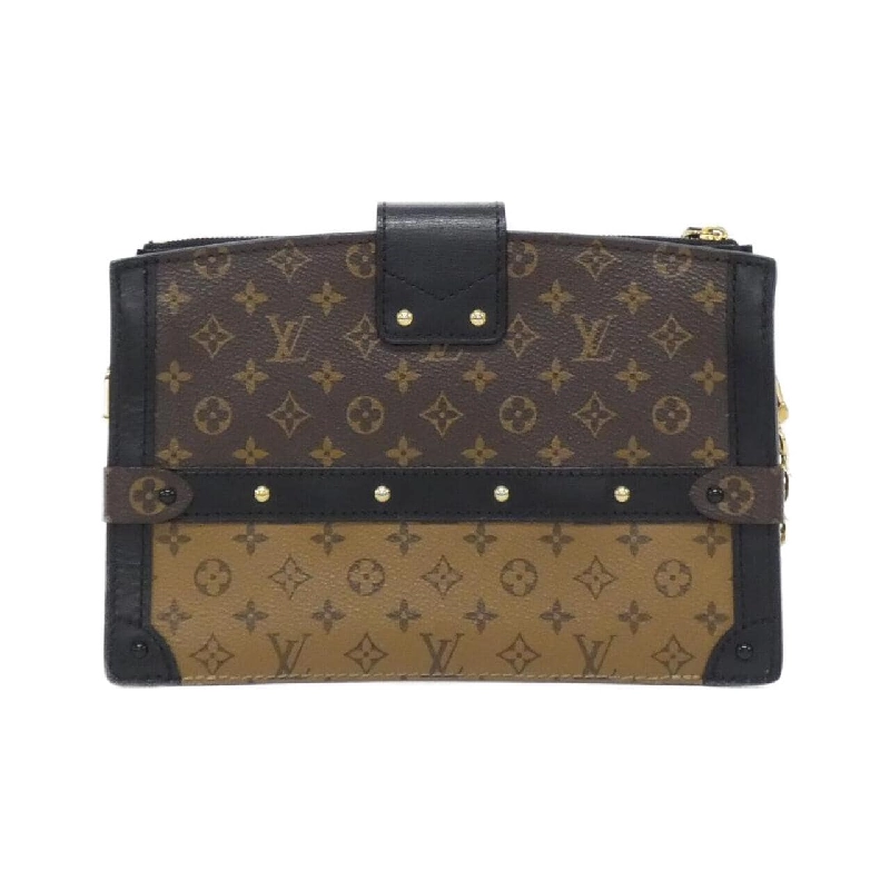 Túi xách vai Louis Vuitton Monogram Reverse Trunk Clutch M43596 610903
