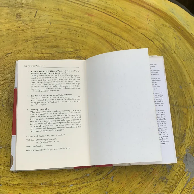 HUST LISTEN- MARK GOULSTON  756601