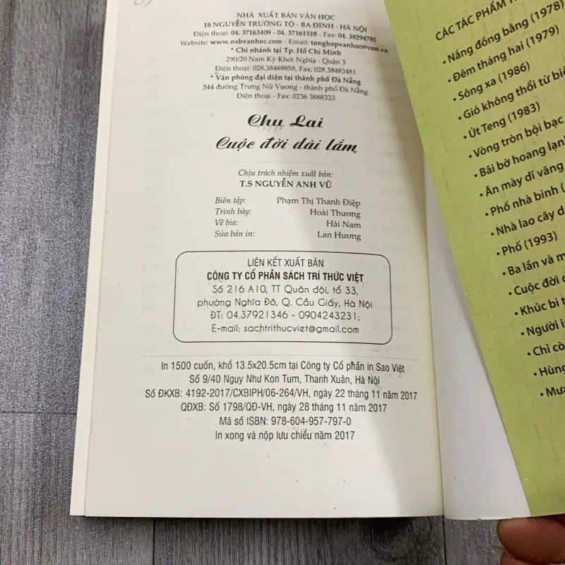 Cuộc đời dài lắm - chu lai. 5a2 777800