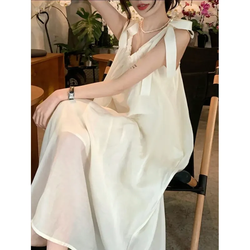 Váy maxi 2 dây bản to 1029701